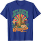 Atlanta Skyline Georgia Vintage City Souvenir Retro ATL T-Shirt - T-Shirt | Royal
