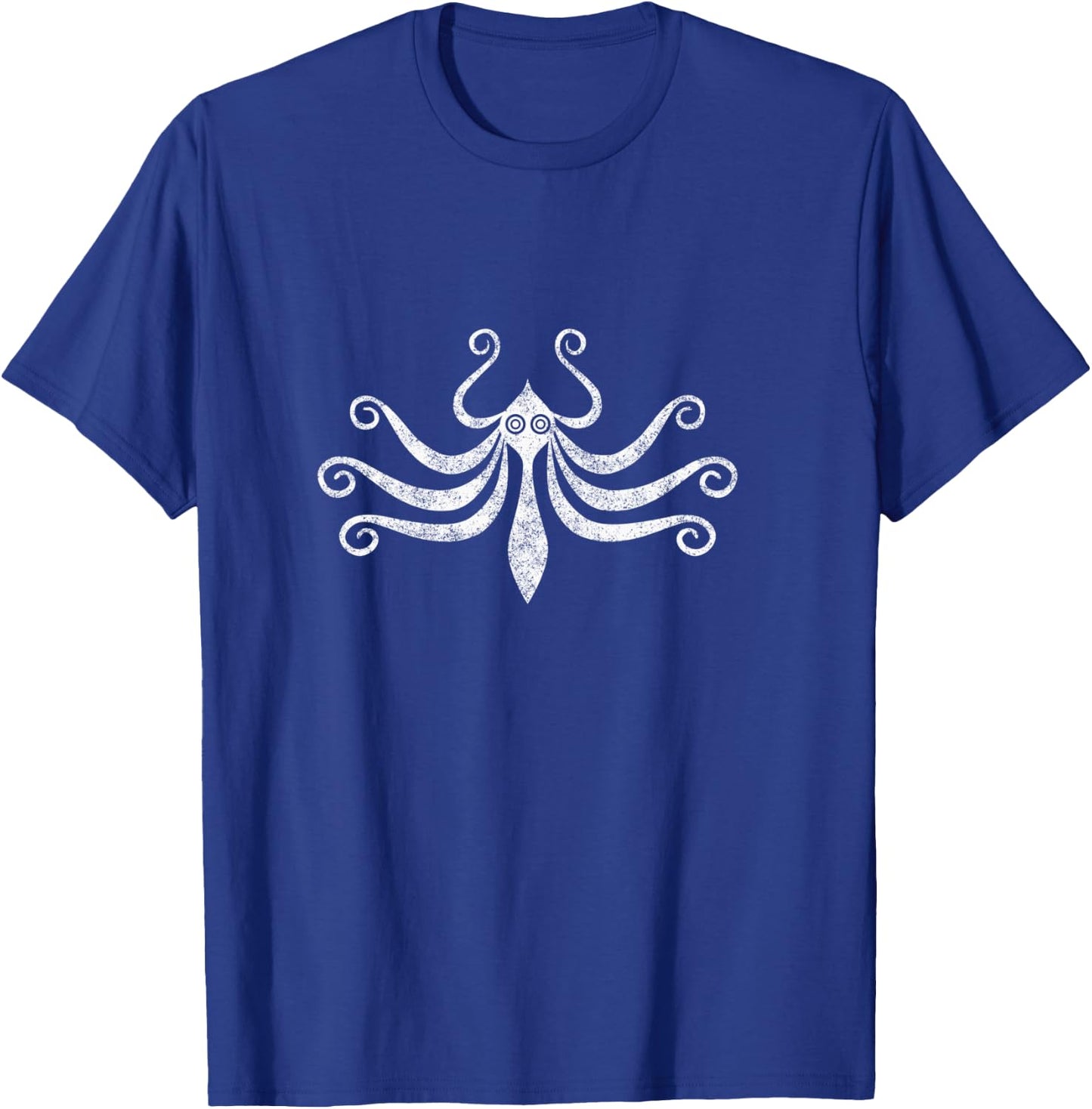 Antiker Minoanischer Marine-Stil Octopus Distressed Langarmshirt T-Shirt - T-Shirt | Royal