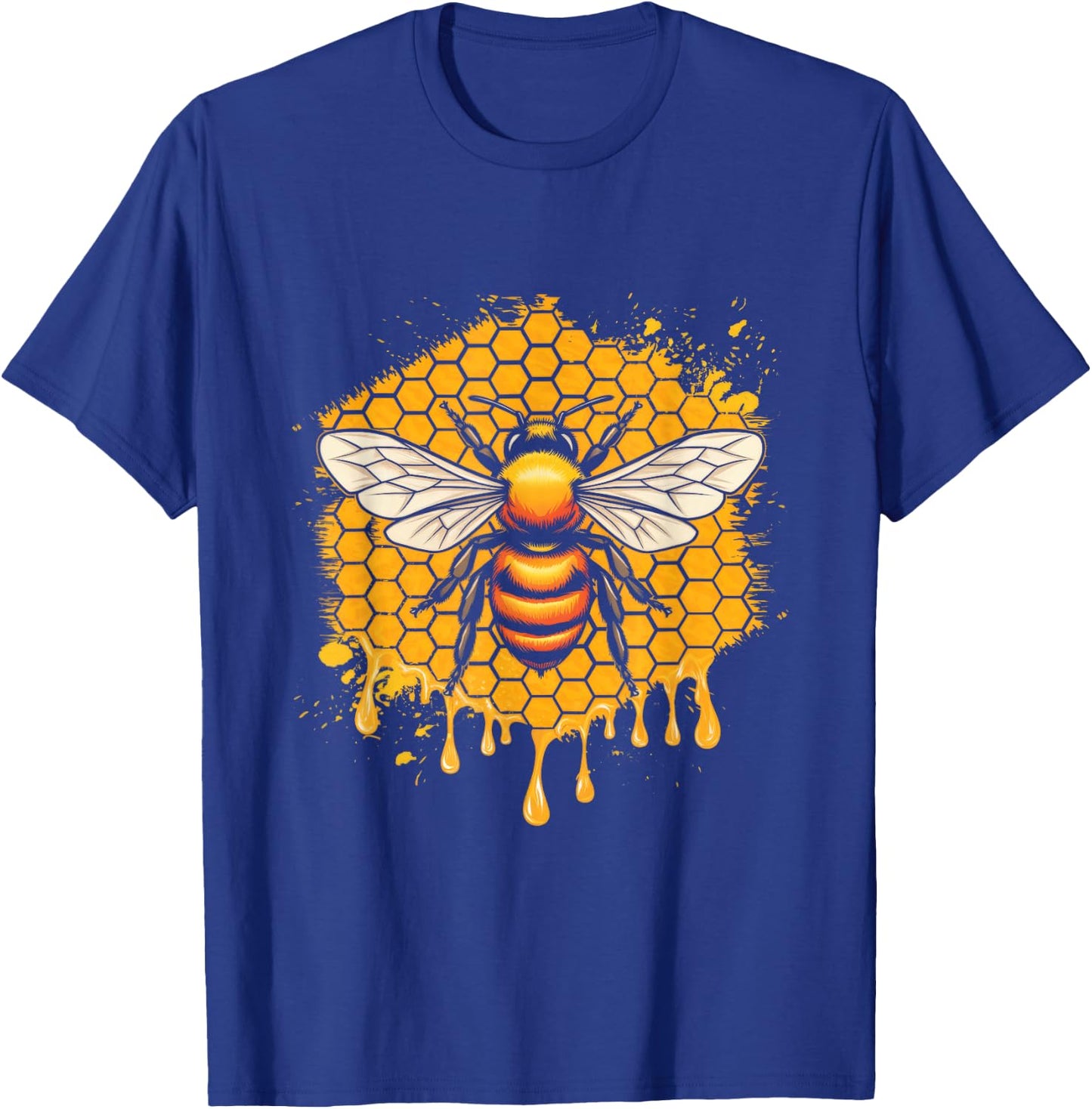 Bee Lover Insect Lover Hobbyist Artwork T-Shirt - T-Shirt | Royal