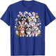 Easter Dogs with Bunny, Ears Easter Cute Funny Dogs Lover T-Shirt - T-Shirt | Royal
