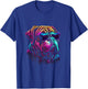 Funny Dogue De Bordeaux owner Vaporwave Notorious DJ T-Shirt - T-Shirt | Royal