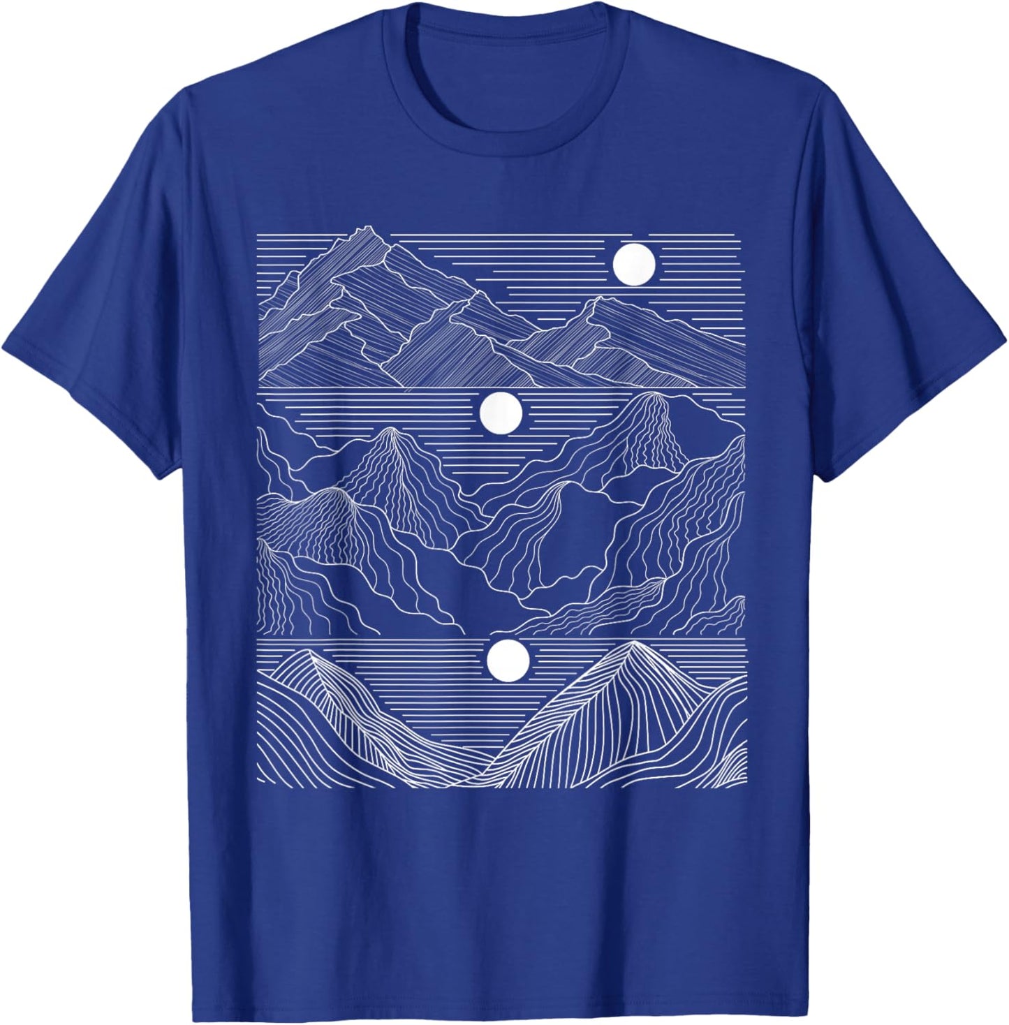 EDM Techno Sun Moon Music Festival Party Dancing Dance T-Shirt - T-Shirt | Royal