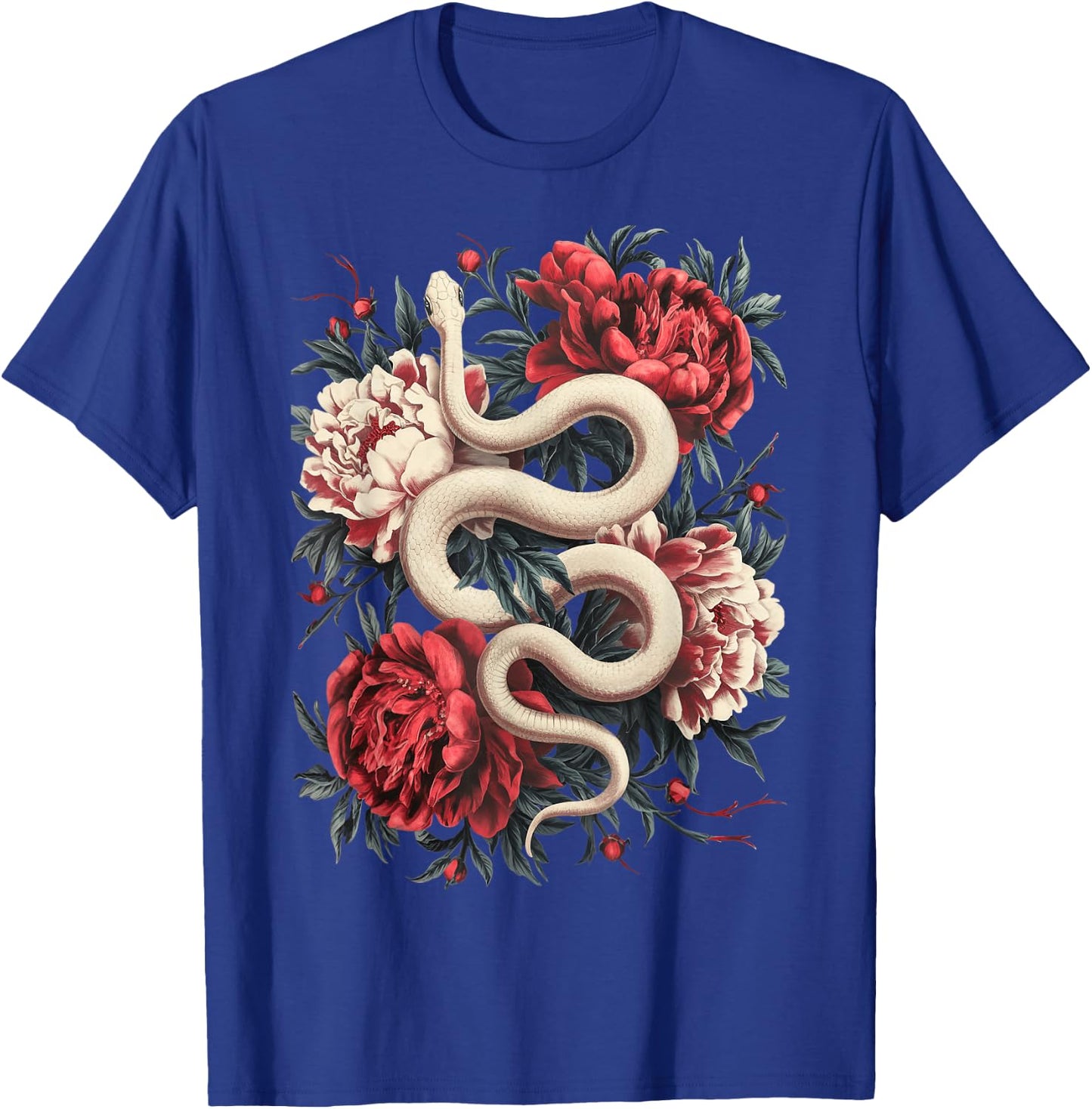 Year Of The Snake 2025 Cool Snake Graphic Art T-Shirt - T-Shirt | Royal