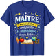 Cadeau Maître d'École Fin d'Année Enseignant Merci Original T-Shirt - T-Shirt | Royal
