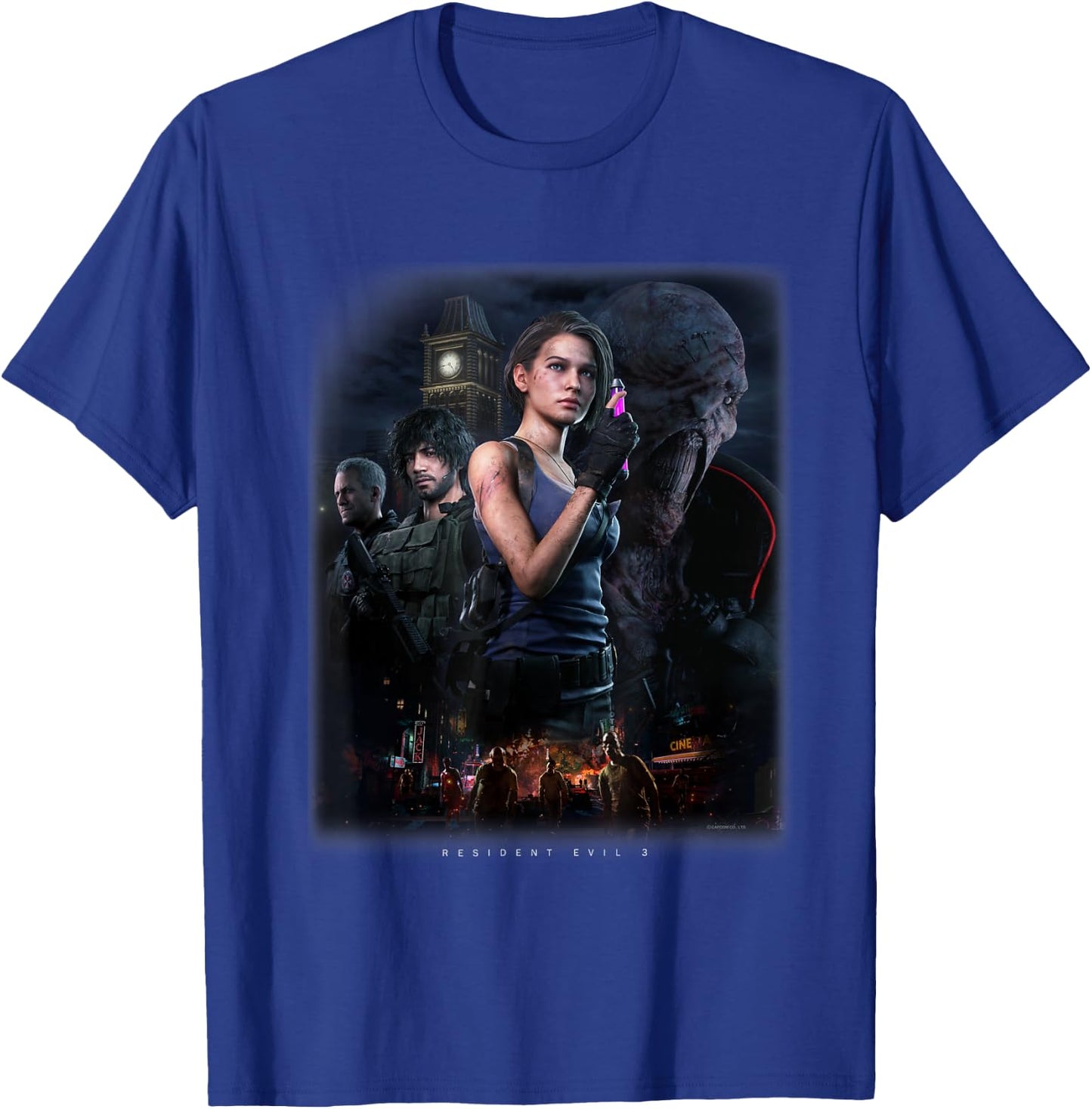 RESIDENT EVIL 3 , black T-Shirt - T-Shirt | Royal