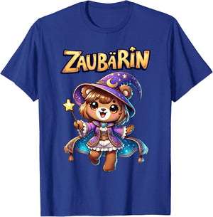 ZauBärin | Karneval Mädchen Kostüm Bär Zauberin T-Shirt - T-Shirt | Royal