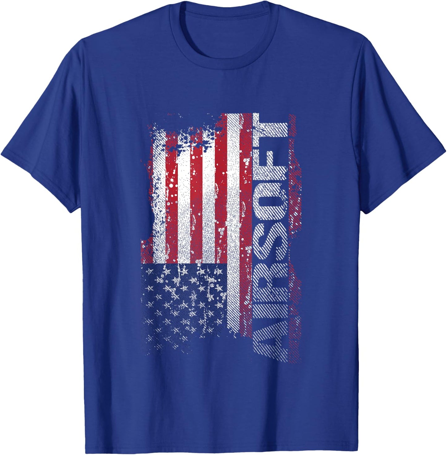 USA Flag Airsoft Shooting Sports Game Gift T-Shirt - T-Shirt | Royal