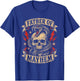Father's Day Father of Mayhem Funny Dad Matching Family T-Shirt - T-Shirt | Royal