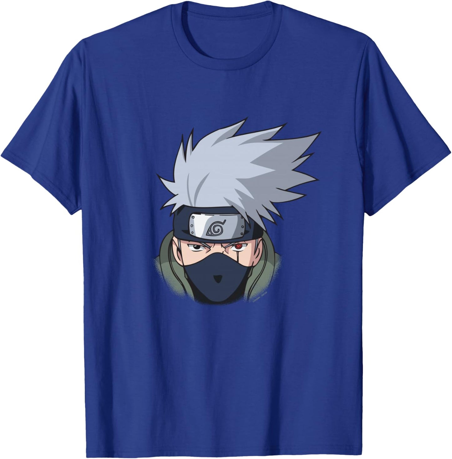 Naruto Shippuden Kakashi Oversized Portrait Anime Manche Longue T-Shirt - T-Shirt | Royal