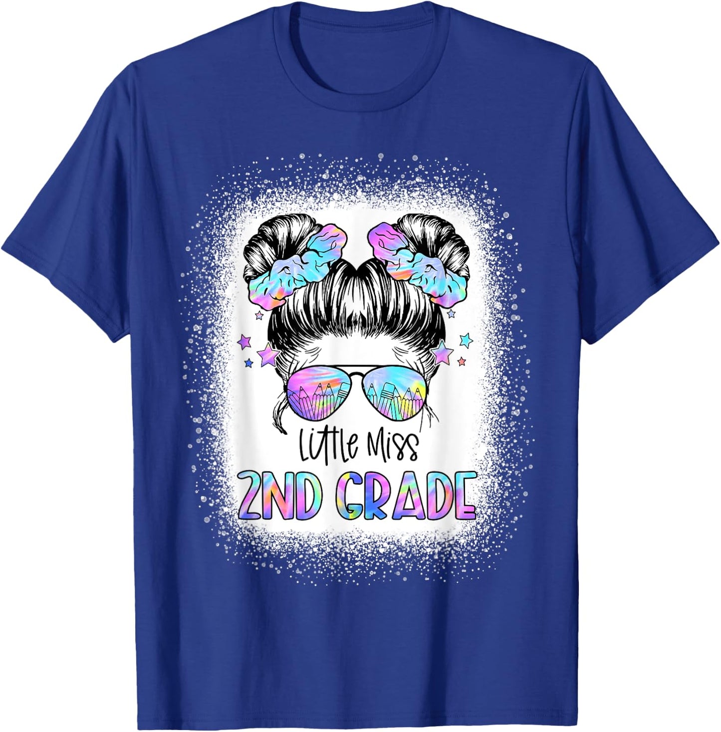 Little Miss 2nd Grade First Day Of School Second Grade Girls T-Shirt - T-Shirt | Royal
