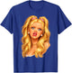 Lustiges Meme Gesicht Doll Face Sarkasmus Design mit Love T-Shirt - T-Shirt | Royal