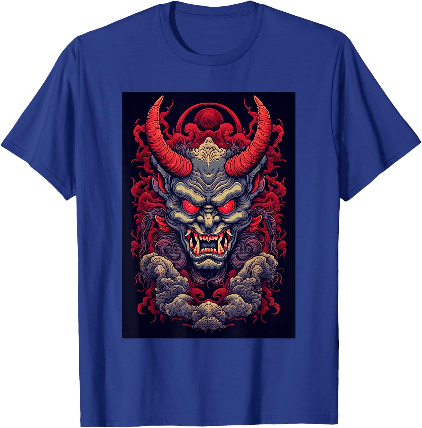 Oni Dämon Japanischer Teufel T-Shirt - T-Shirt | Royal