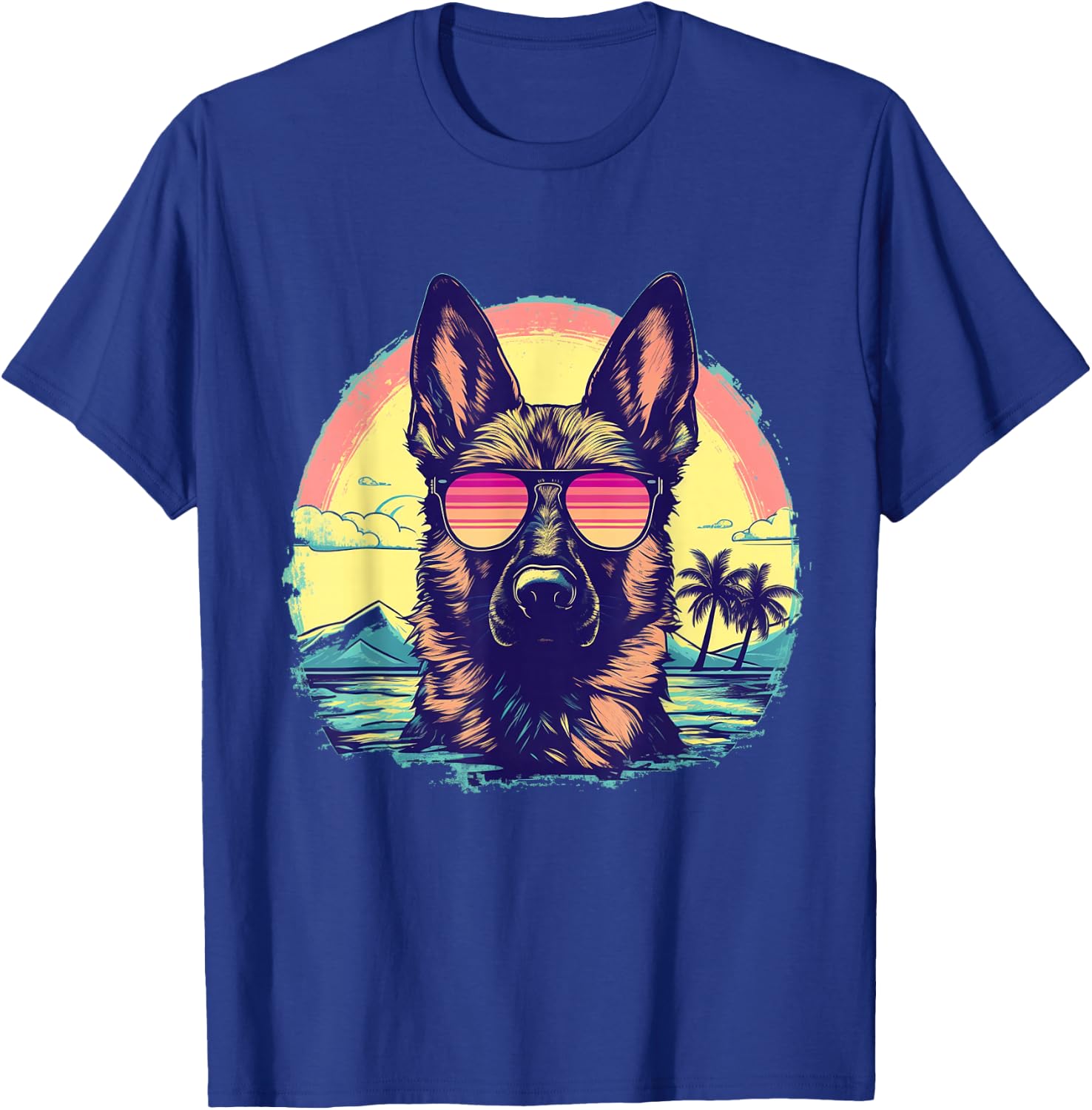 German Shepherd Men Women Kids T-Shirt - T-Shirt | Royal