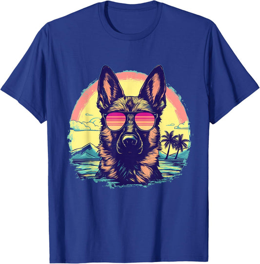German Shepherd Men Women Kids T-Shirt - T-Shirt | Royal