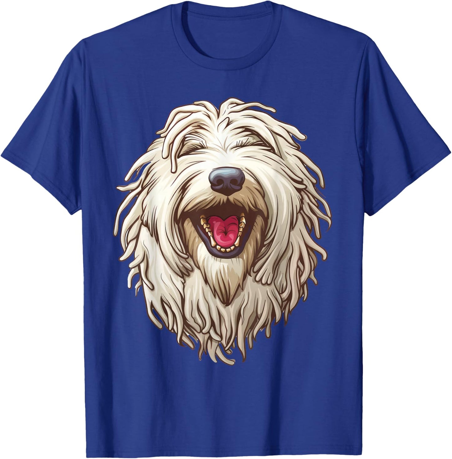 Komondor | Hungarian sheepdog | Cartoon Artwork T-Shirt - T-Shirt | Royal