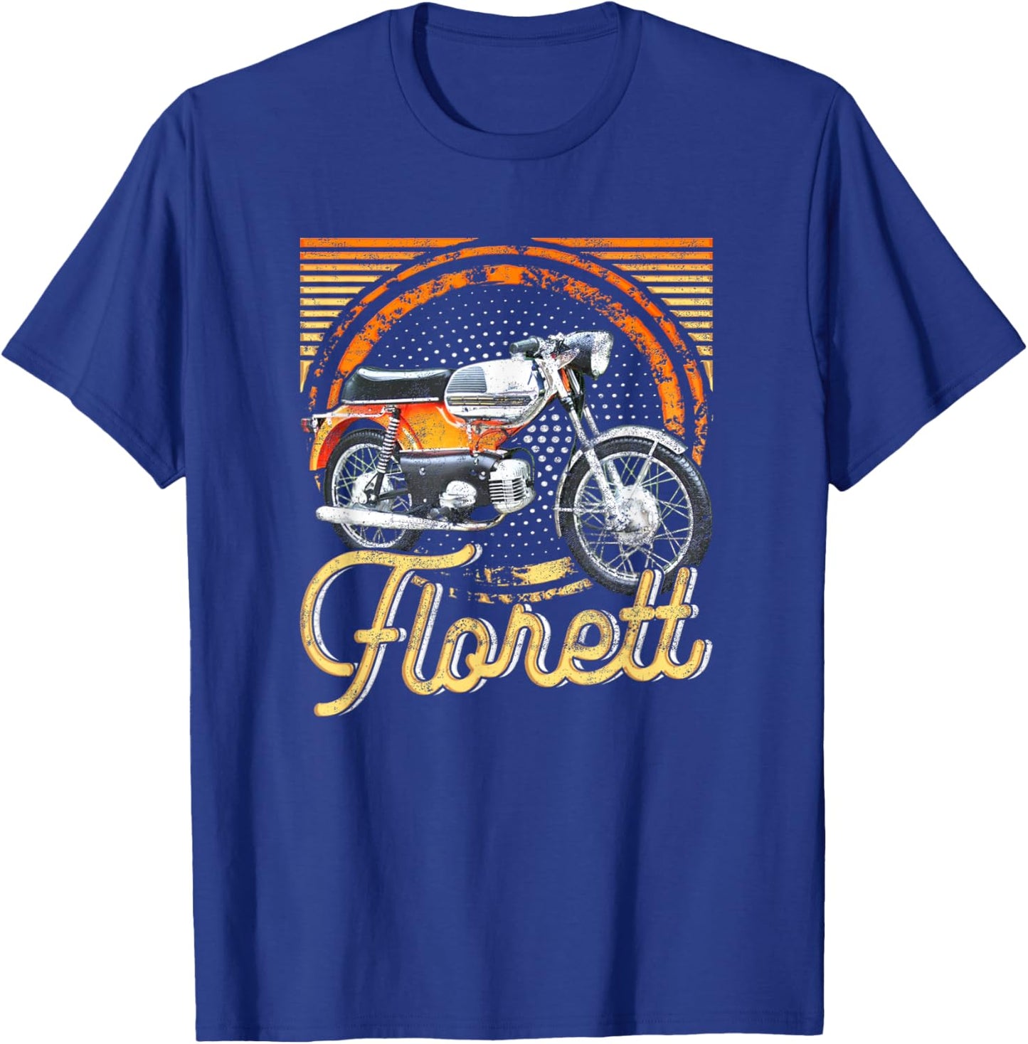 Kreidler Florett Moped Classic , black T-Shirt - T-Shirt | Royal