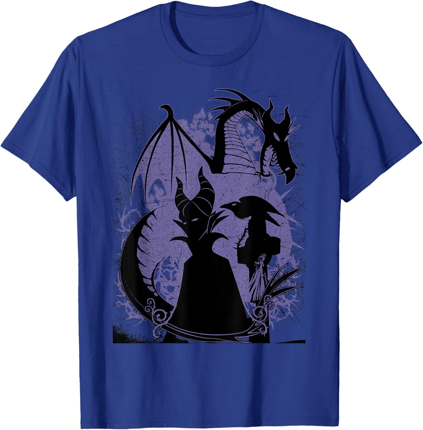 Disney Sleeping Beauty Maleficent Dragon Silhouette T-Shirt - T-Shirt | Royal