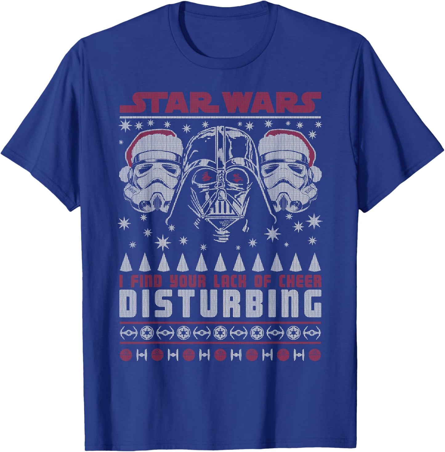 Star Wars Darth Vader Lack Of Cheer Ugly Christmas T-Shirt - T-Shirt | Royal