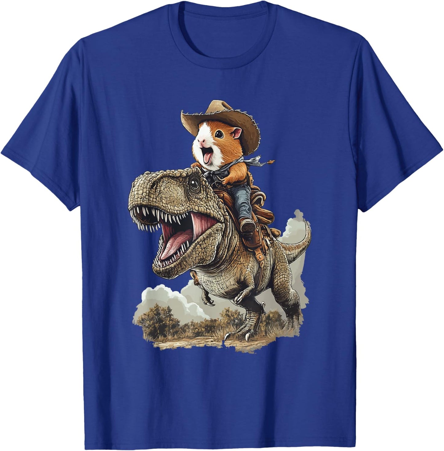 Guinea Pig Rex Cowboy T-Shirt - T-Shirt | Royal