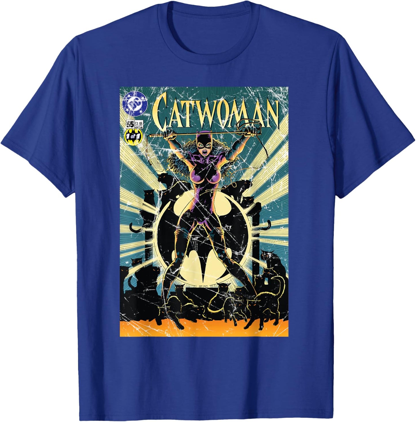 DC Catwoman Cover CW55 T-Shirt - T-Shirt | Royal