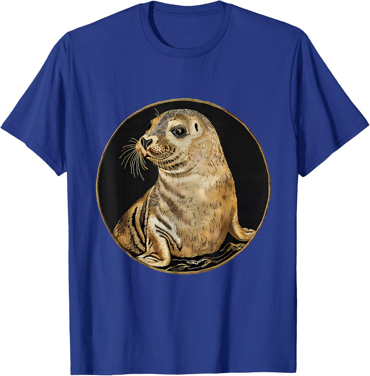 Seal Ocean Sea Animal Marine Mammal Motif Seal Lover T-Shirt - T-Shirt | Royal