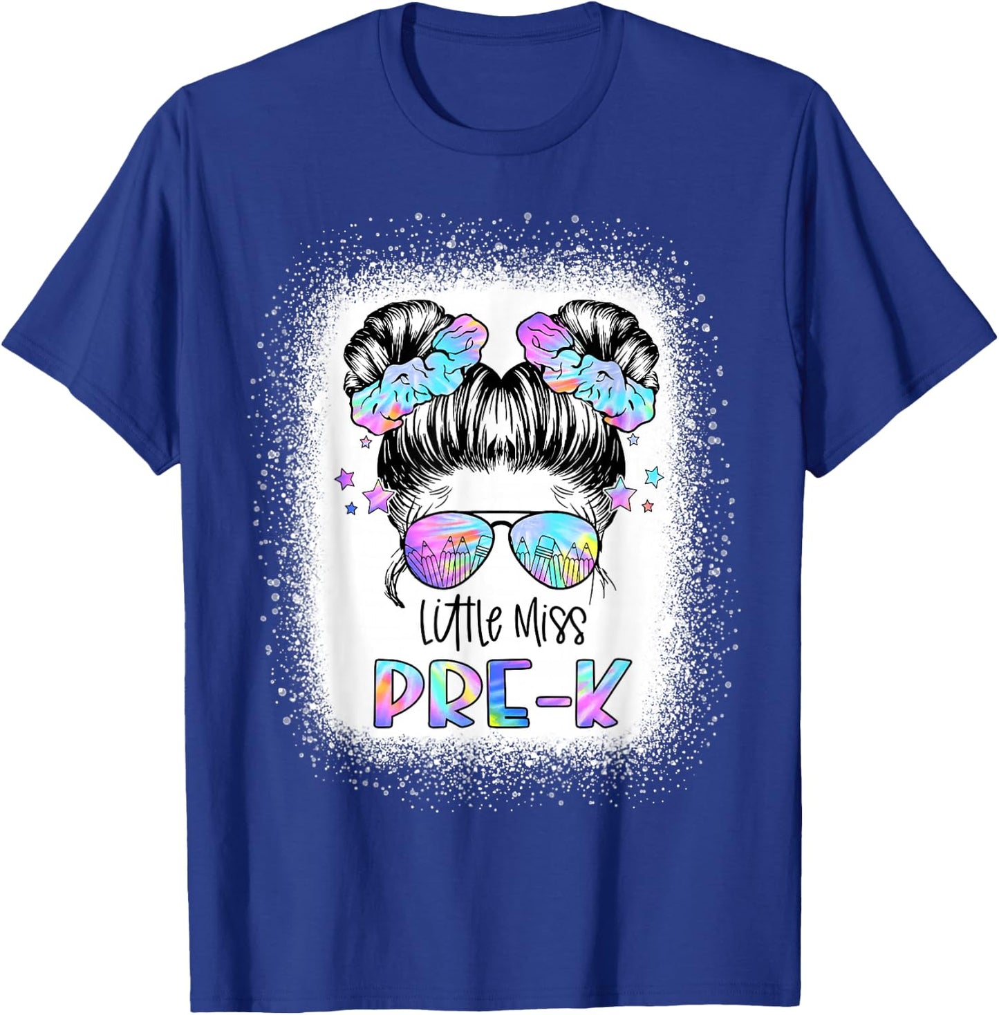 Little Miss PRE-K First Day of School 1st Day Preschool Girl T-Shirt - T-Shirt | Royal