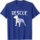 Rescue Pitbull Awareness Dog Adoption Pit Bull Dog Mandala T-Shirt - T-Shirt | Royal