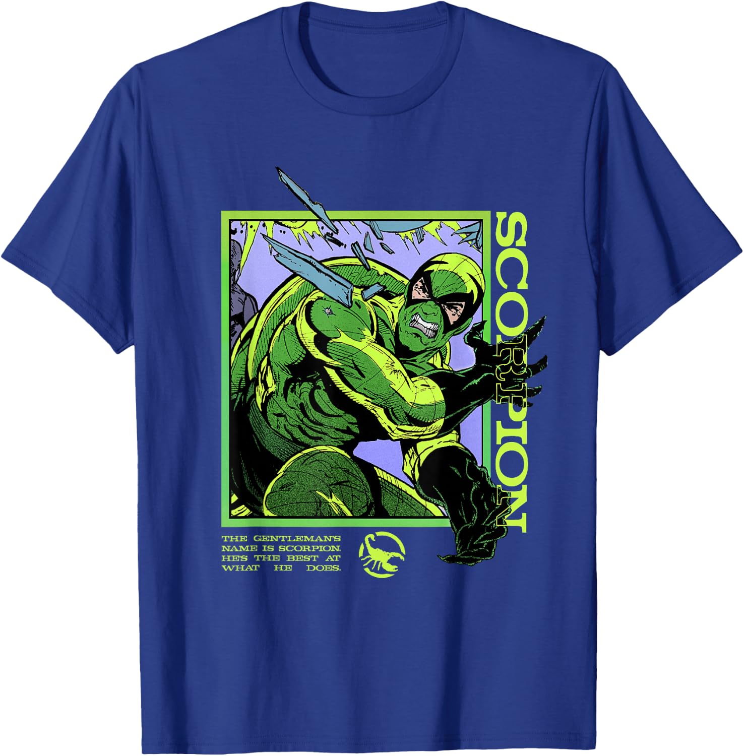 Marvel Comics Spider-Man Scorpion Profile T-Shirt - T-Shirt | Royal