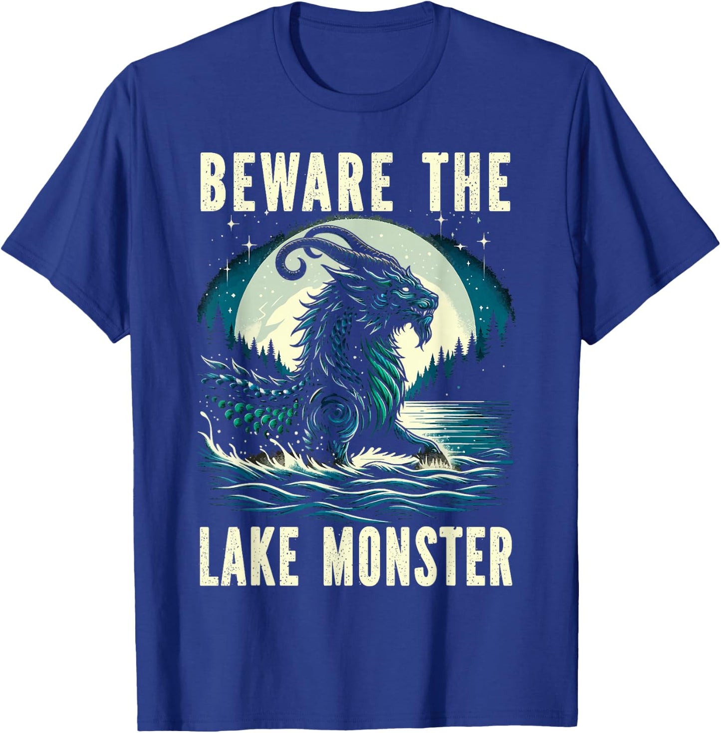 Mishipeshu Mythical Creature Cryptozoology Cryptid T-Shirt - T-Shirt | Royal