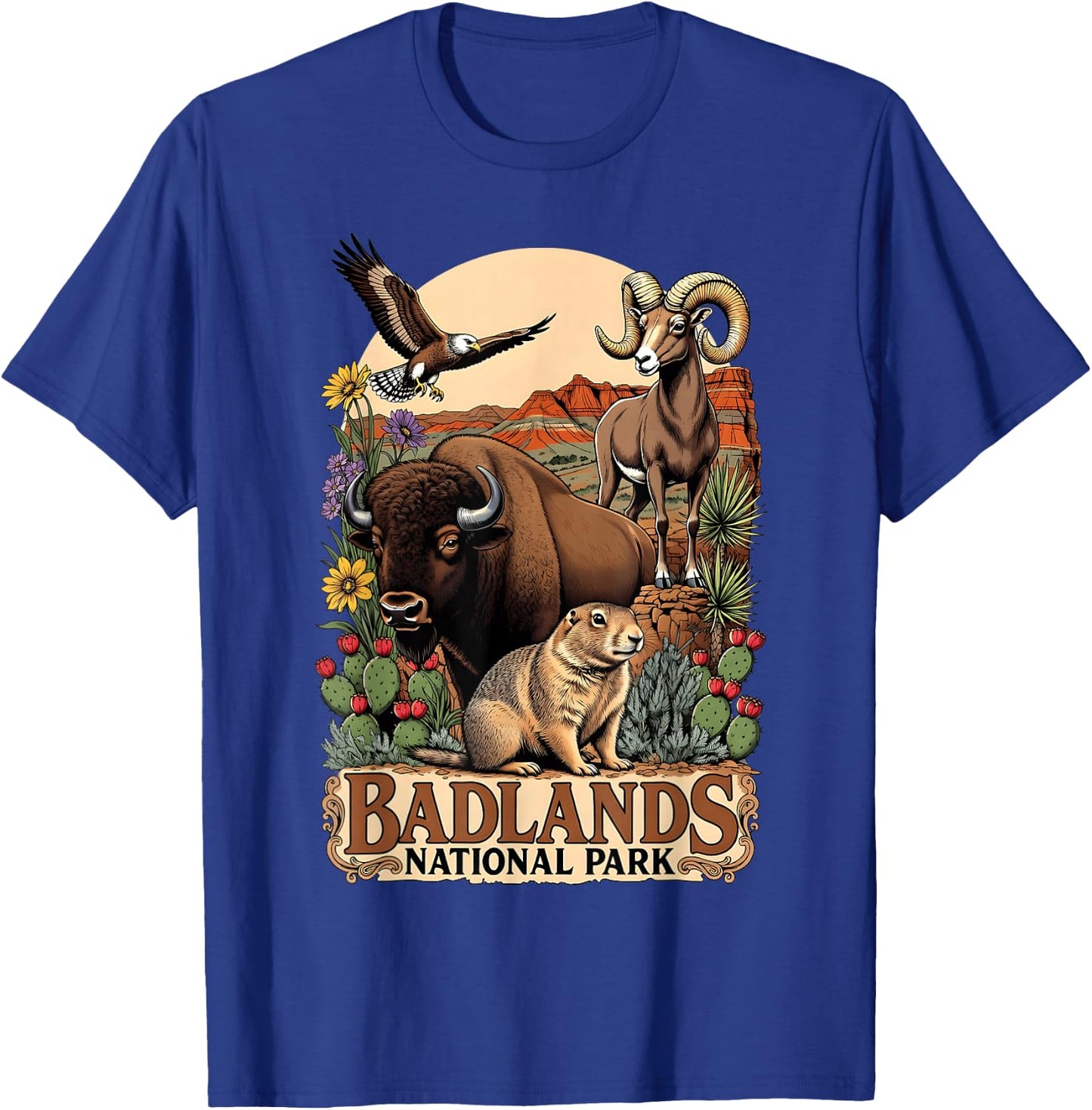 Balands National Park South Dakota T-Shirt - T-Shirt | Royal
