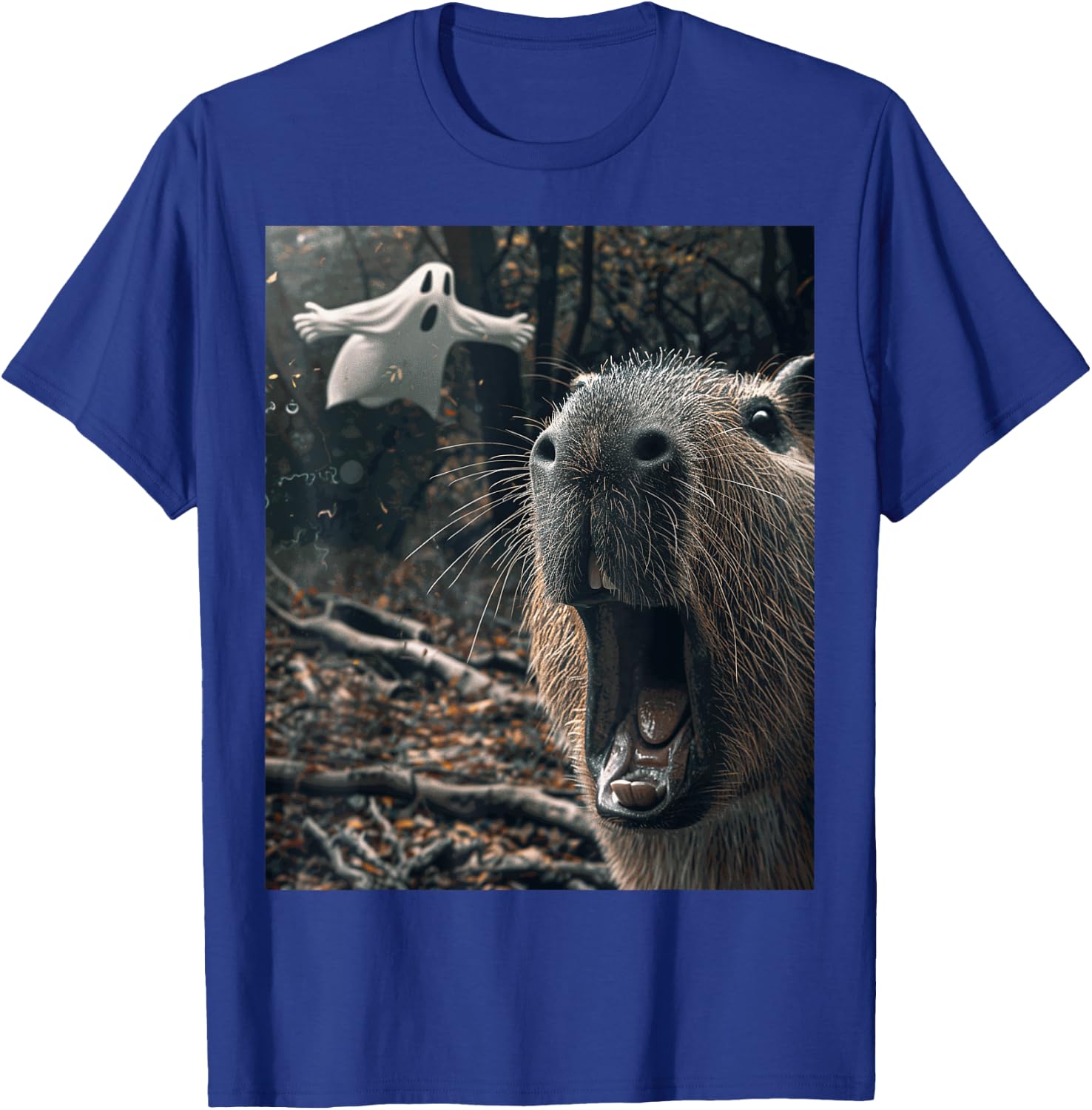 Funny Graphic Capybara T-Shirt - T-Shirt | Royal