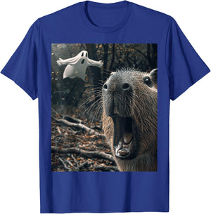 Funny Graphic Capybara T-Shirt - T-Shirt | Royal