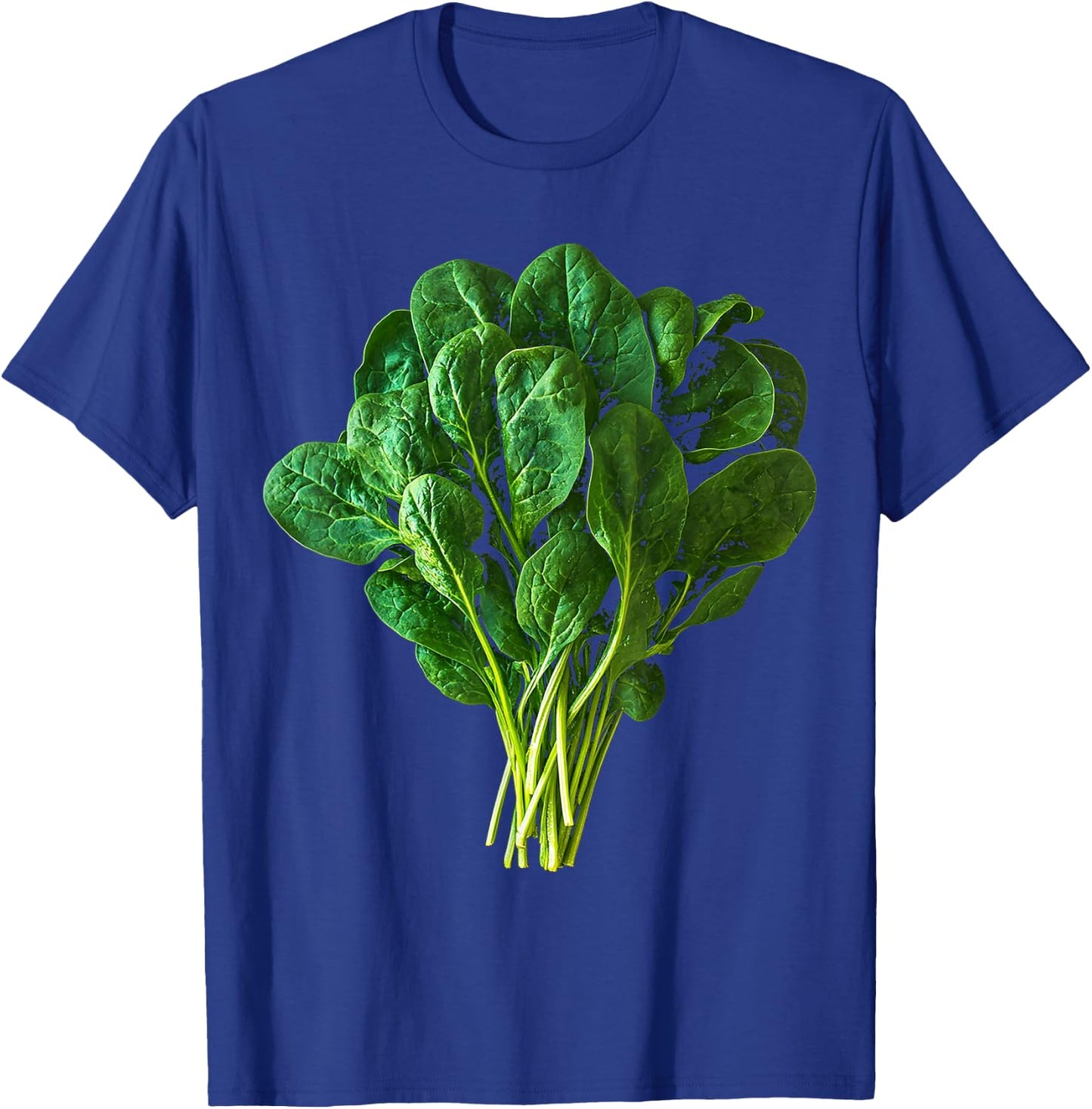 Spinach Spinach Pattern Illustration, Black, S T-Shirt - T-Shirt | Royal