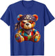 Pirate Bear Patchwork - Adventure & Style T-Shirt - T-Shirt | Royal