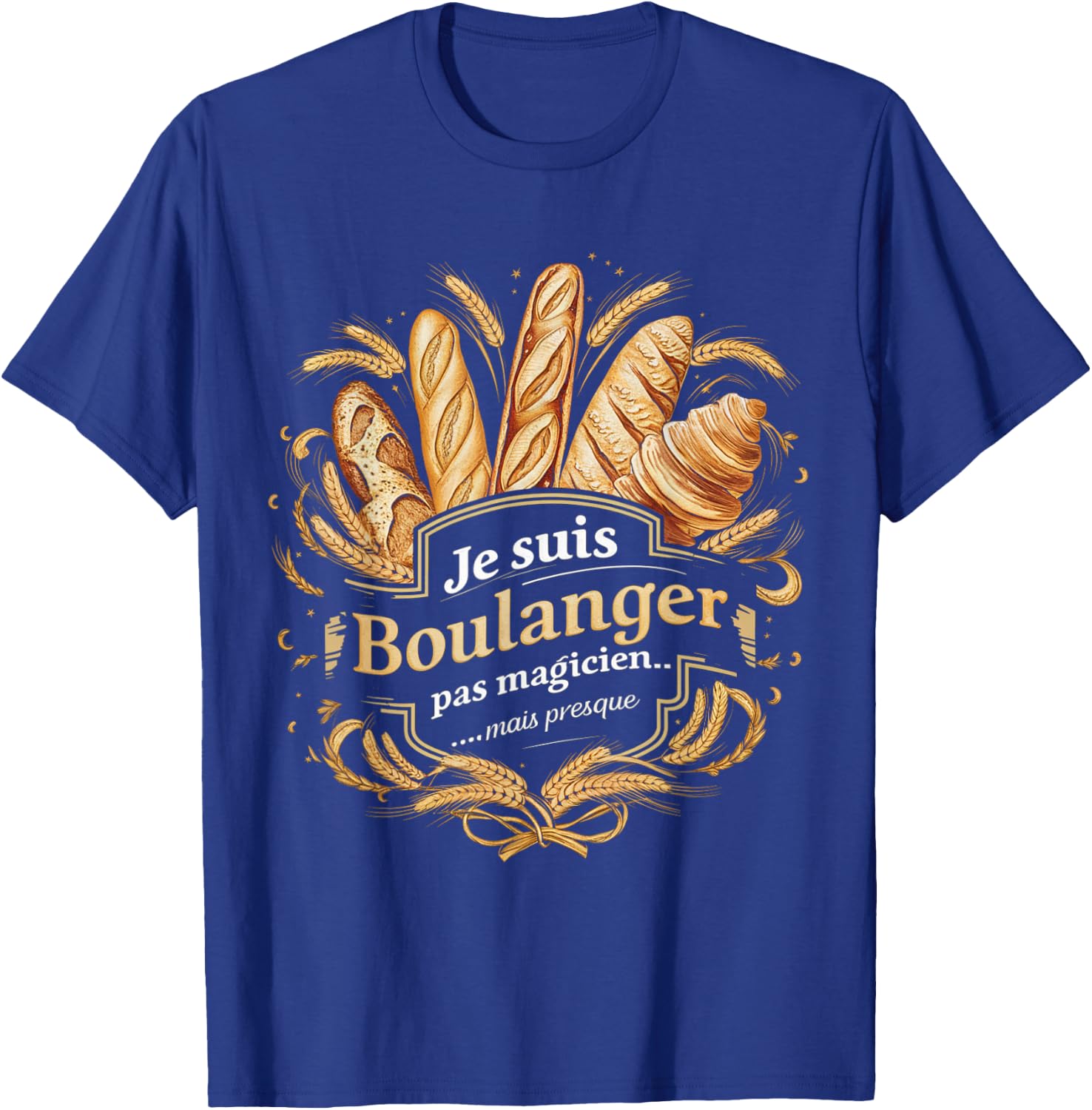 Baker No Magician Gift Baker Humor Bakery T-Shirt - T-Shirt | Royal