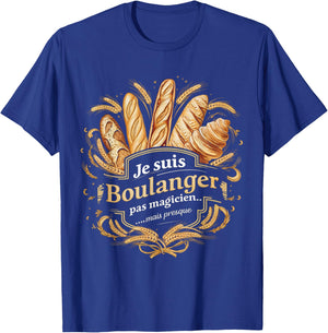 Baker No Magician Gift Baker Humor Bakery T-Shirt - T-Shirt | Royal
