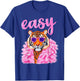 Easy Tiger Funky Glasses Pink Fur Coat T-Shirt - T-Shirt | Royal