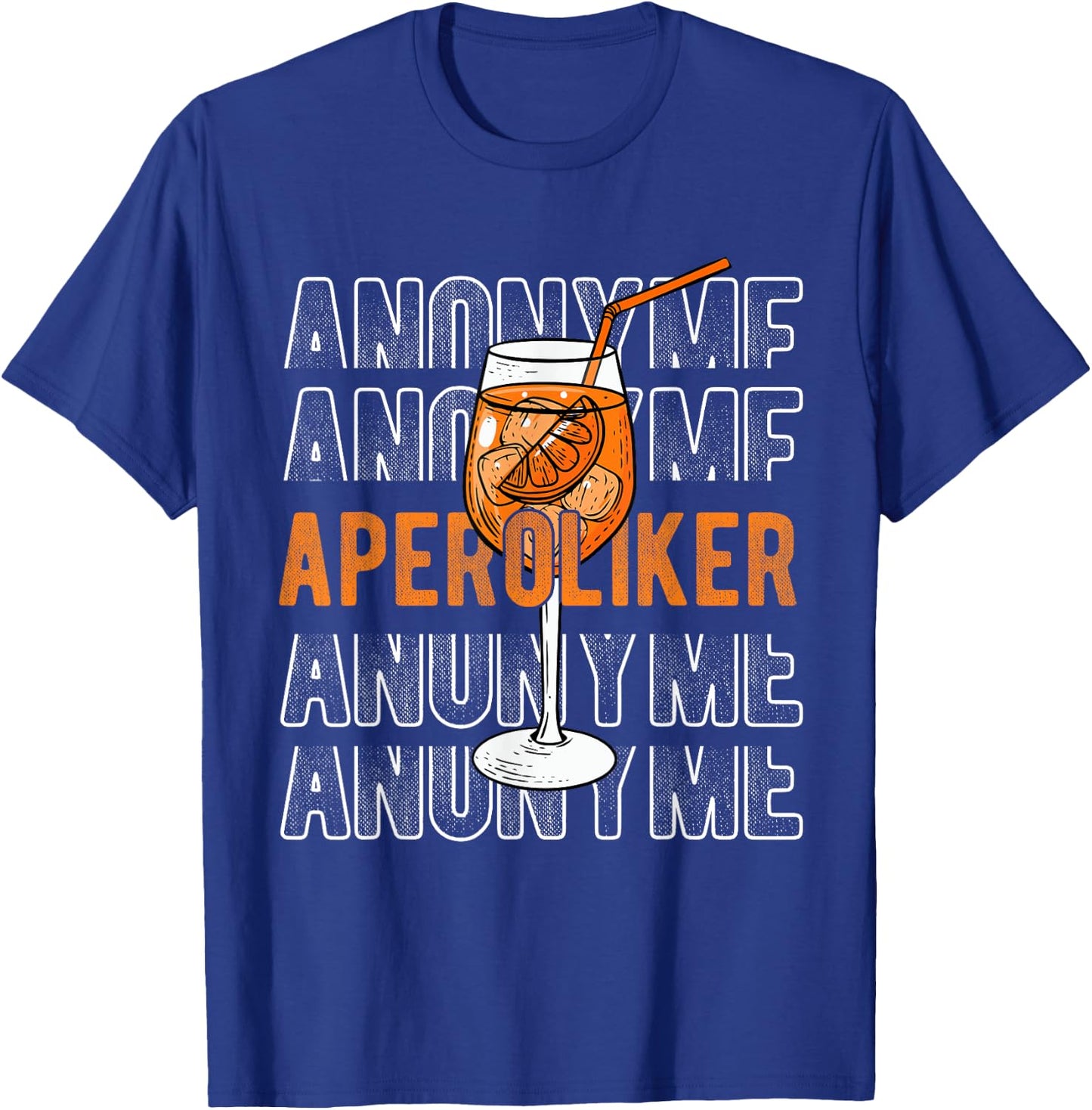 ANONYME APEROLIKER Cocktail Aperitif SPRITZ T-Shirt - T-Shirt | Royal