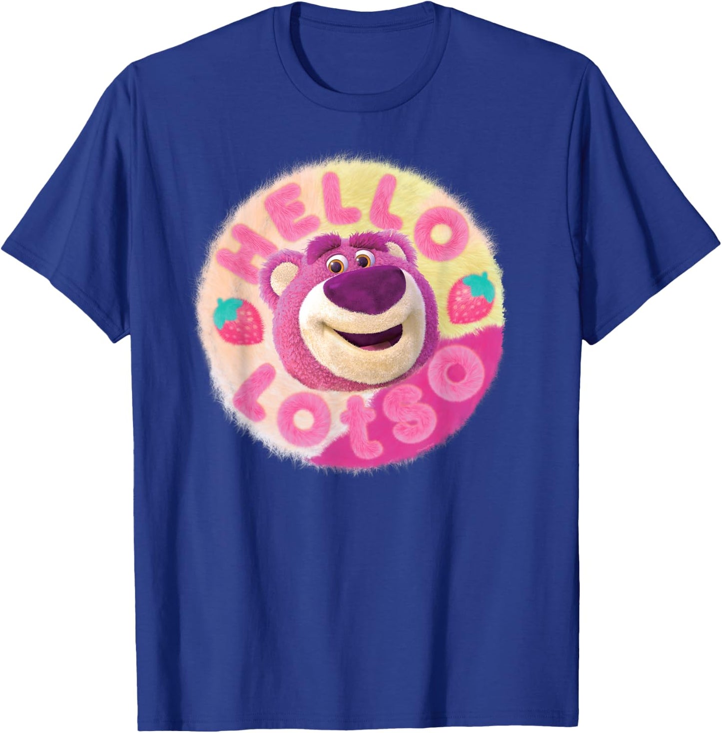 Disney and Pixar’s Toy Story 3 Hello Lotso Strawberry Circle T-Shirt - T-Shirt | Royal