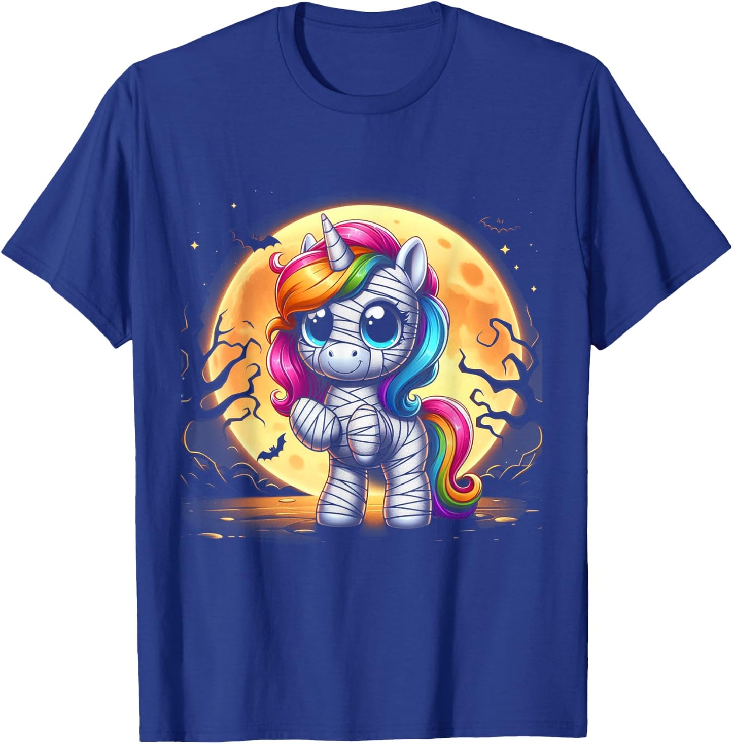 Mummy Unicorn Halloween Shirt Girls Unicorn Halloween T-Shirt - T-Shirt | Royal