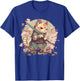 Samurai Cat Warrior Japanische Ninja Katze Kawaii T-Shirt - T-Shirt | Royal
