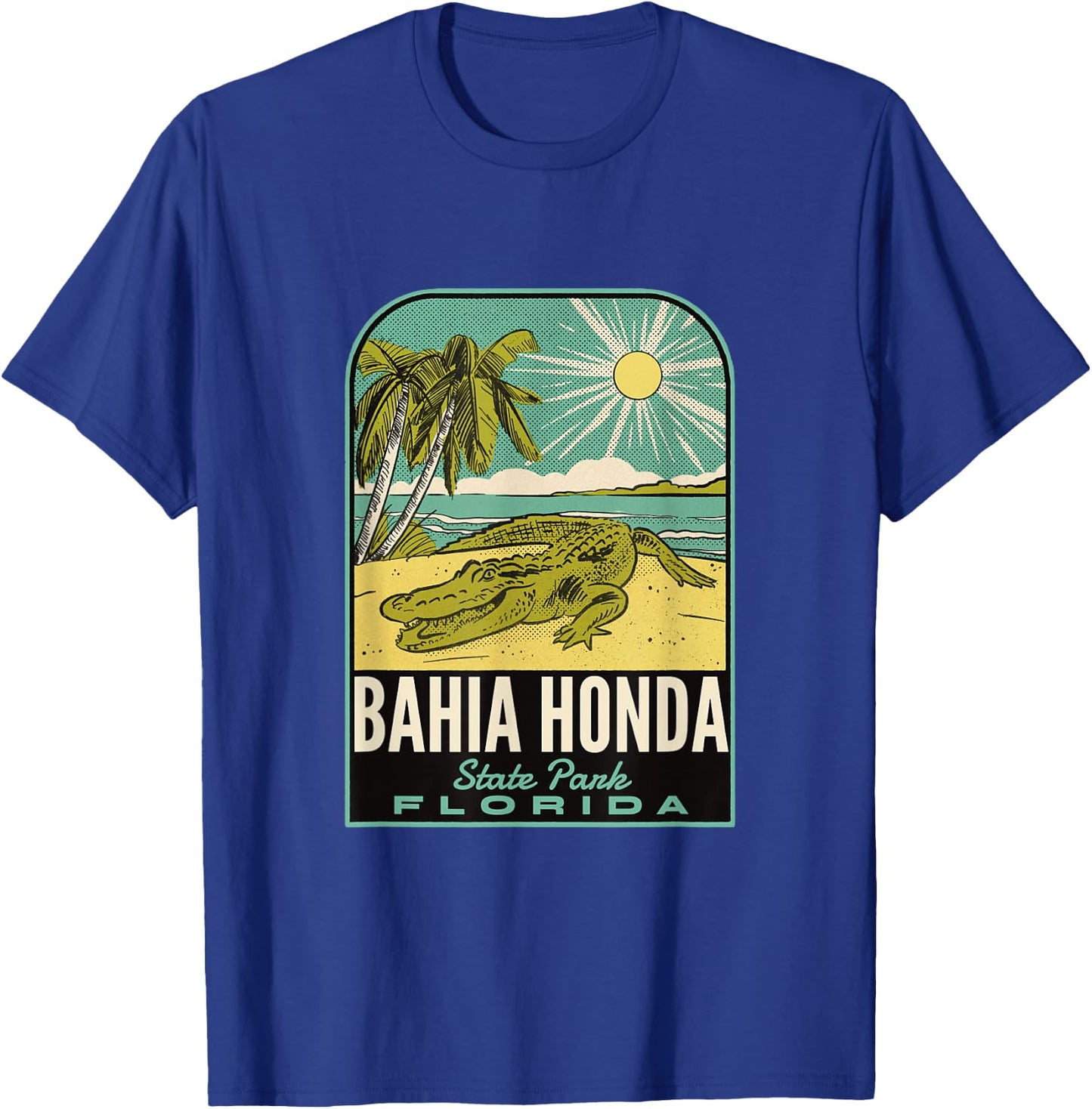 Bahia Honda State Park FL Vintage Travel T-Shirt - T-Shirt | Royal