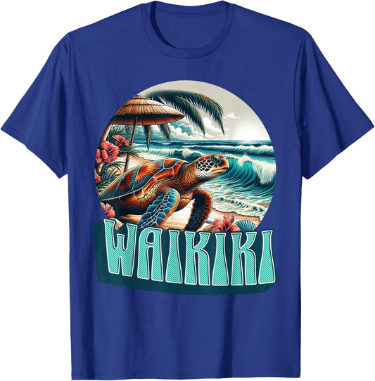 Waikiki , Black T-Shirt - T-Shirt | Royal