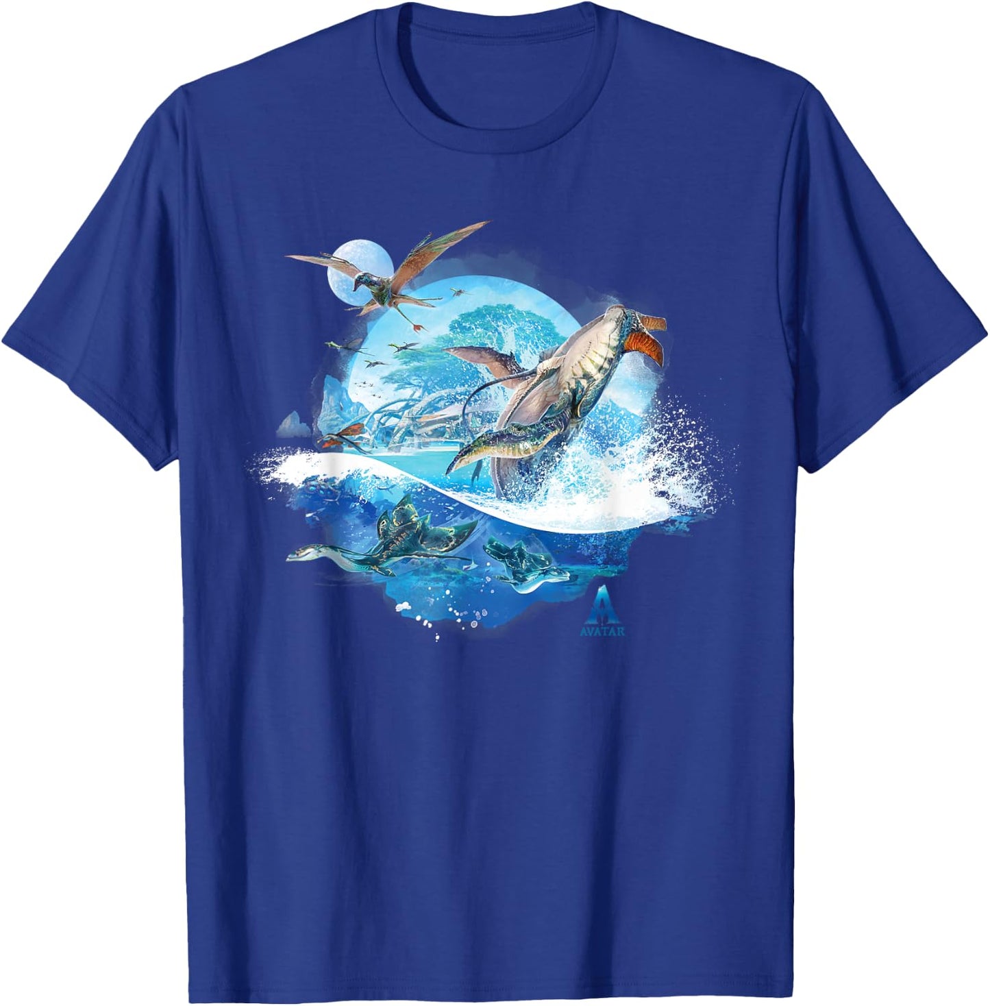 Avatar: The Way of Water Creatures of Sea and Sky , black T-Shirt - T-Shirt | Royal