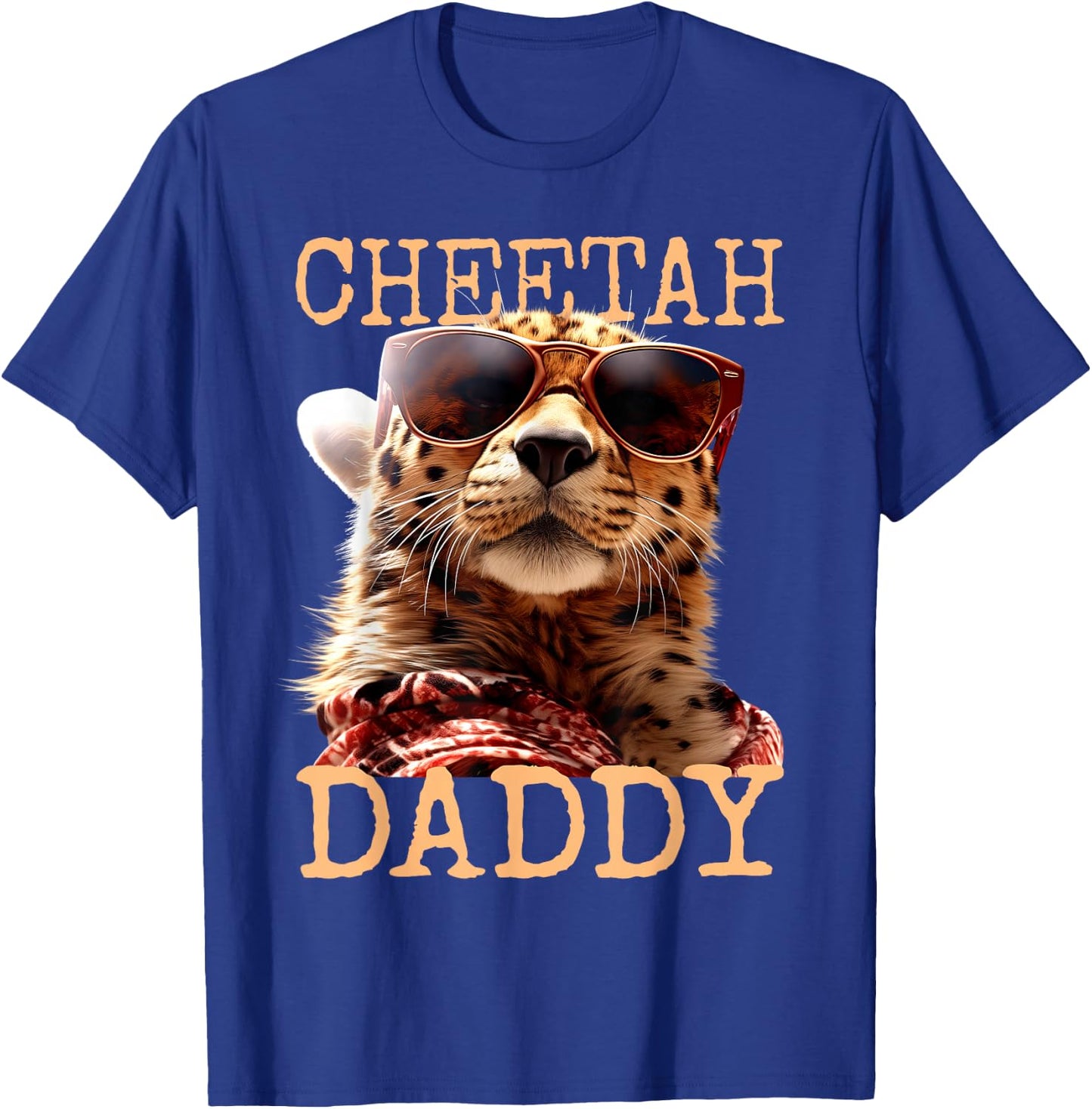 Cheetah Daddy Papa Fathers Day Wild Cat Dad Cheetahs Father T-Shirt - T-Shirt | Royal