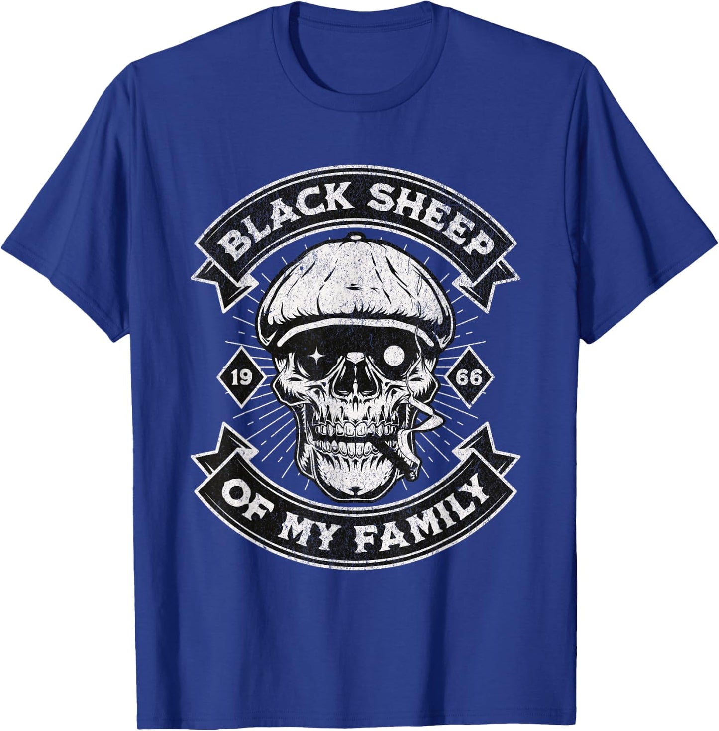 Vintage Generation X - Est 1966 Black Sheep Of My Family T-Shirt - T-Shirt | Royal
