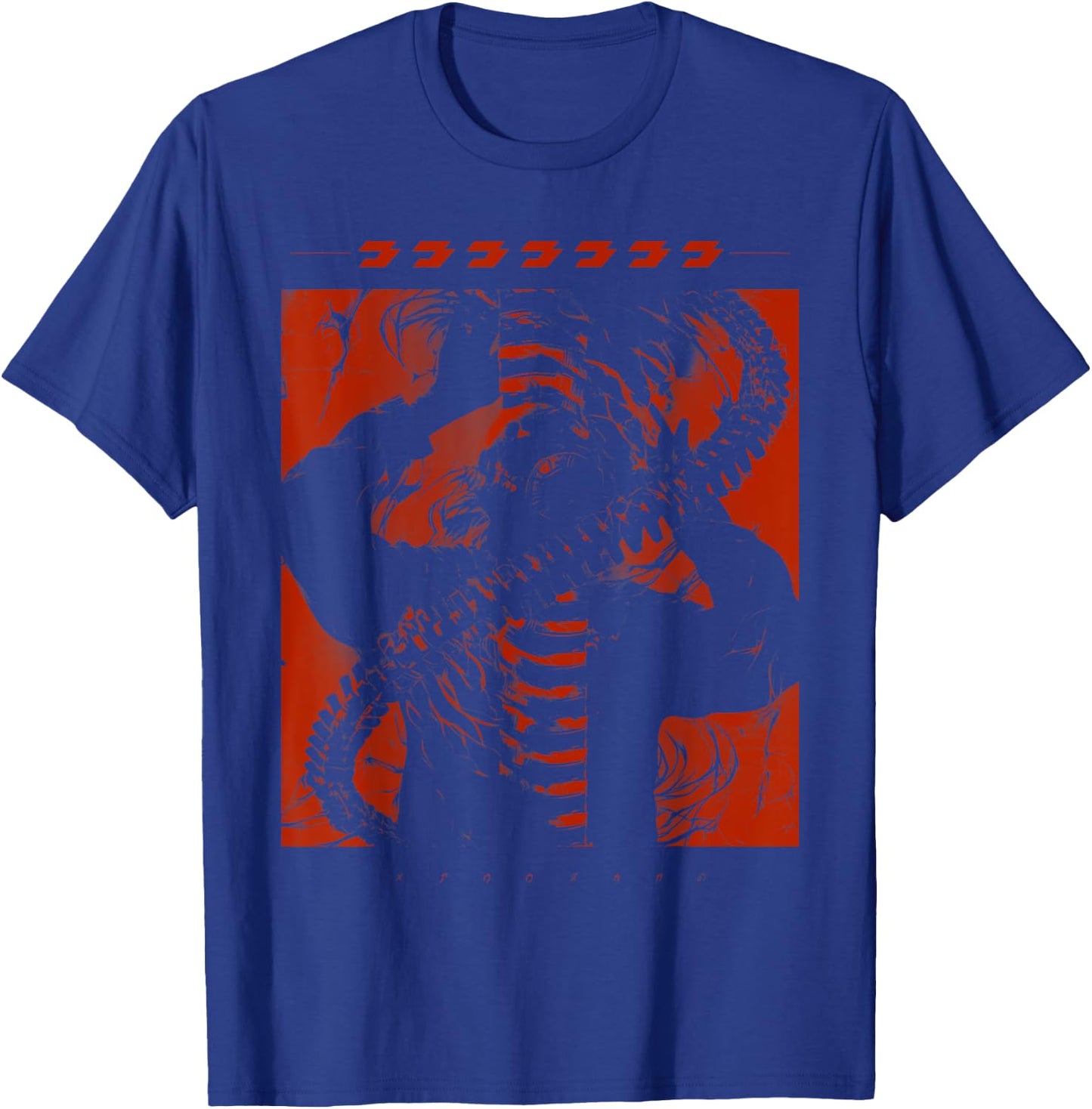 Futuristic Techwear Japanese Cyberpunk Harajuku Horror Punk , black T-Shirt - T-Shirt | Royal