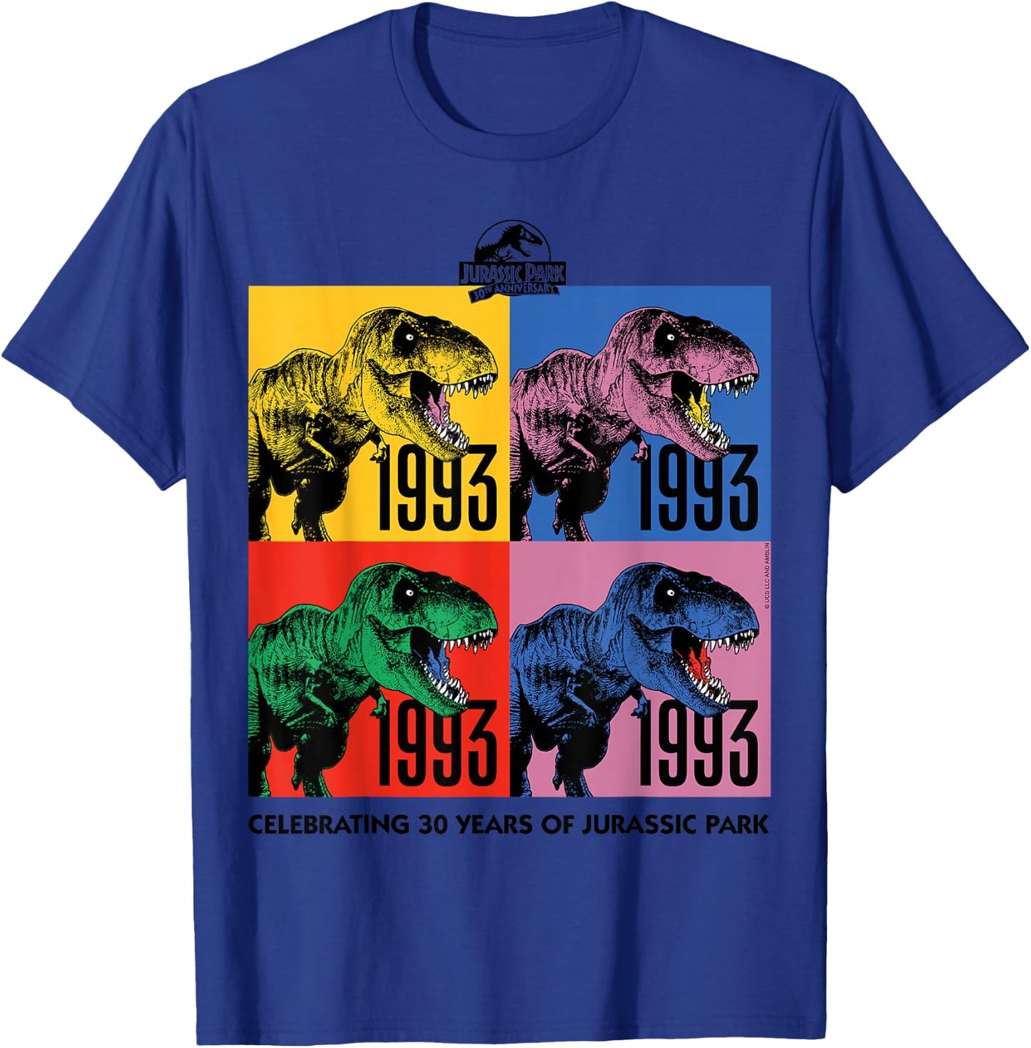 30-jähriges Jubiläum von Jurassic Park — 30 Jahre T-Shirt - T-Shirt | Royal