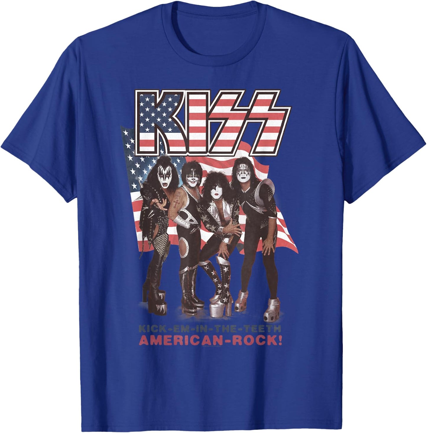 KISS - Kick Em in The Teeth T-Shirt - T-Shirt | Royal