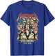 Abe Lincoln Guitar George Washington USA 250 Anniversary T-Shirt - T-Shirt | Royal